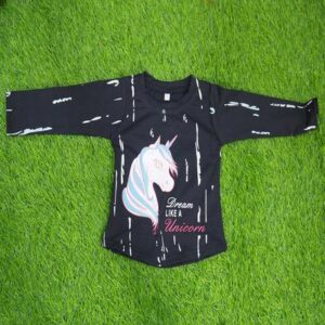 Unicorn Printed Tops for Girls wholesaler